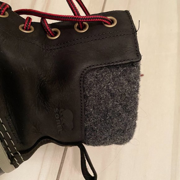 Sorel Slimpack Lace Duck Boot Women's Black Size 9 - Picture 8 of 12